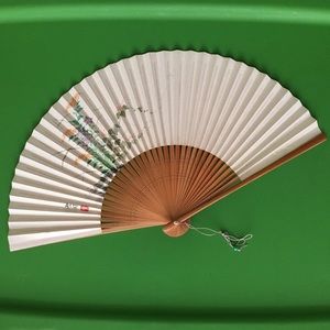 Japanese Washi Paper  Folding Fan